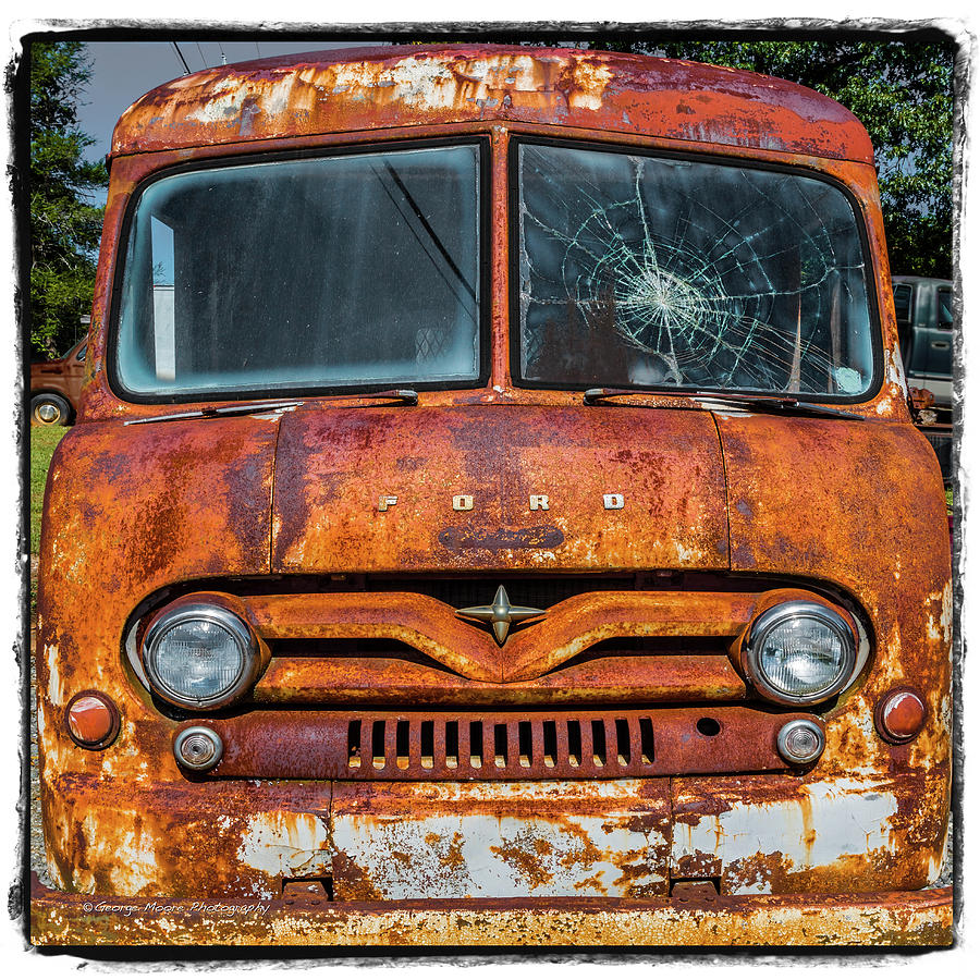 Abandoned Ford Panel Truck Photograph by George Moore
