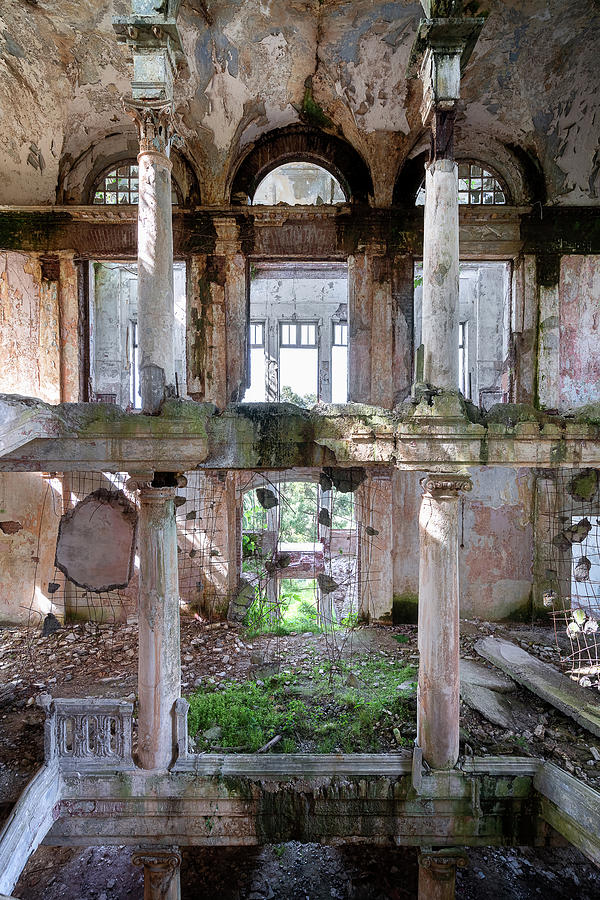 Abandoned Hall in Decay Photograph by Roman Robroek
