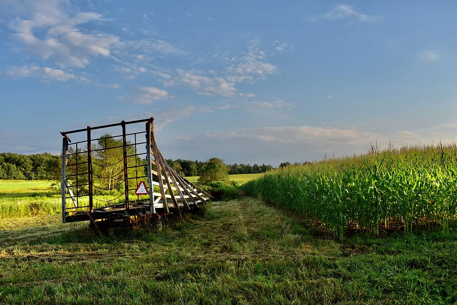 Abandoned Hay Baler Photograph by Flood City | Fine Art America