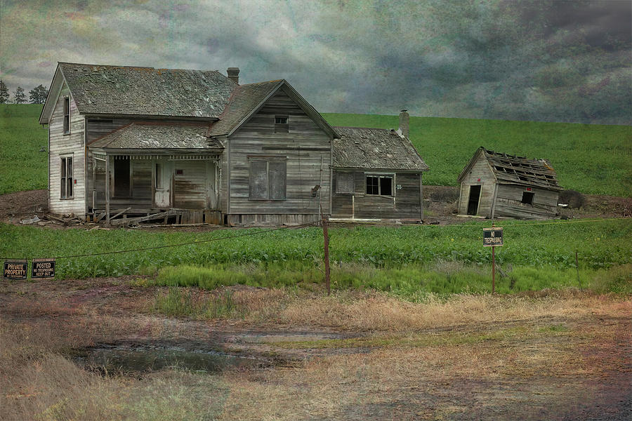 Abandoned House in the Palouse Photograph by Lindley Johnson - Pixels