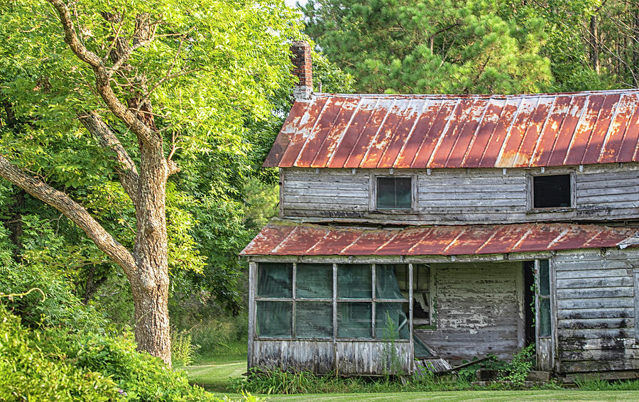 Abandoned House Near Bayboro North Carolina Photograph by Bob Decker
