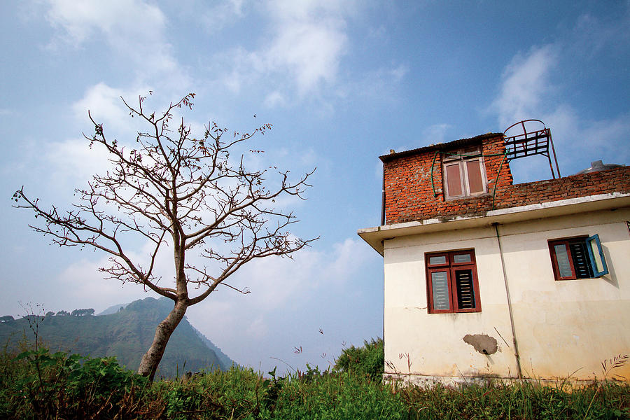 Abandoned House on hilltop Photograph by Sinsee Ho