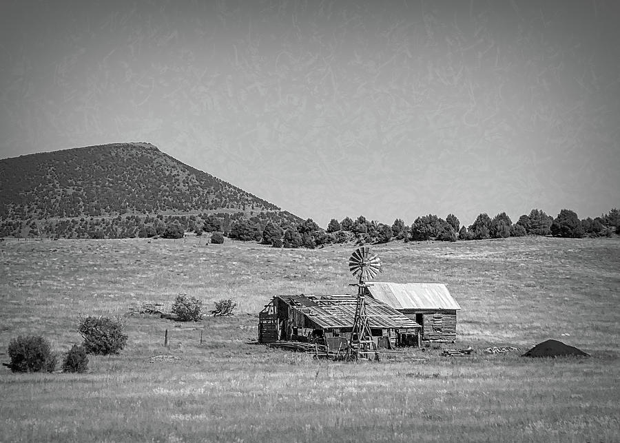 Abandoned in New Mexico Near Capulin Volcano Photograph by Debra Martz