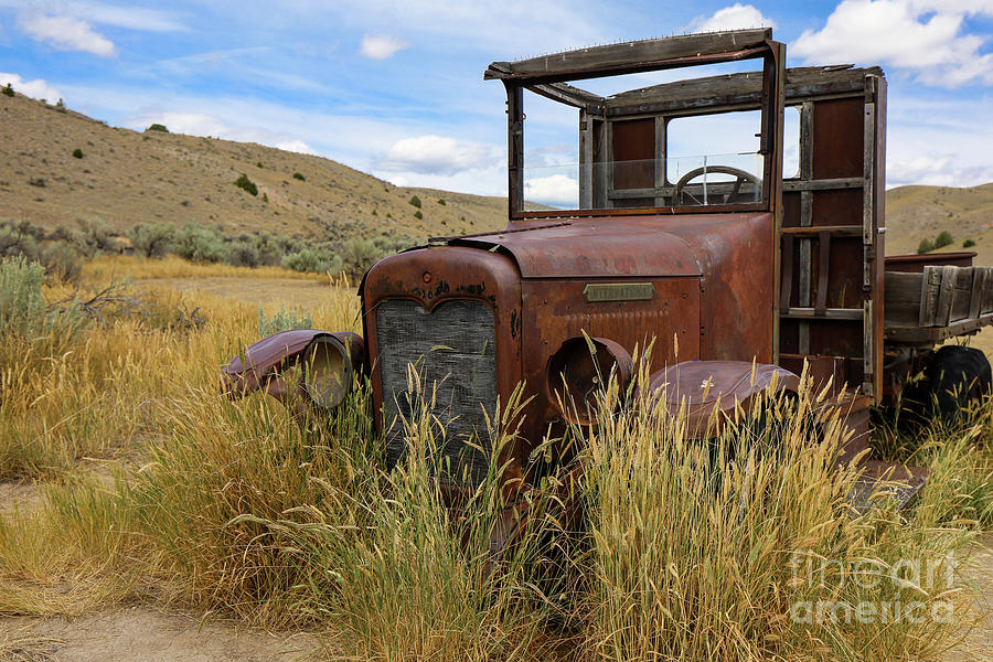 Abandoned International Pickup Truck Bannack Montana Ghost Town Photograph by Edward Fielding