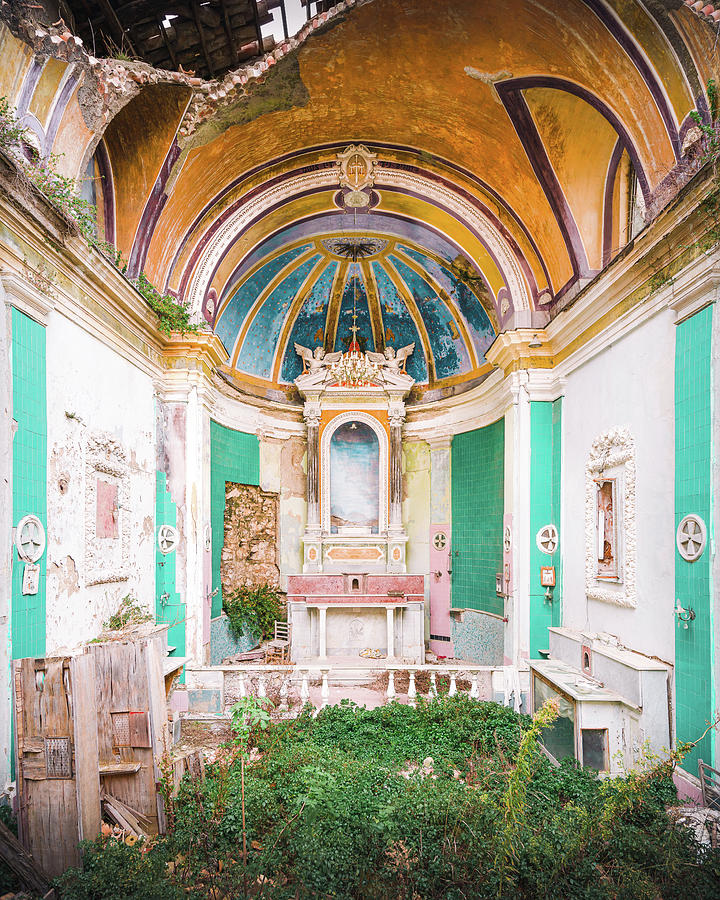 Abandoned Italian Church Photograph by Roman Robroek