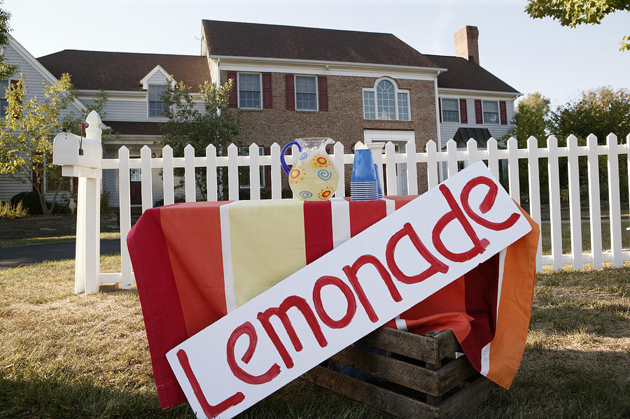 Abandoned lemonade stand Photograph by Comstock Images