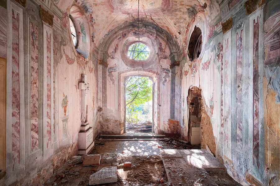 Abandoned Little Chapel Photograph by Roman Robroek