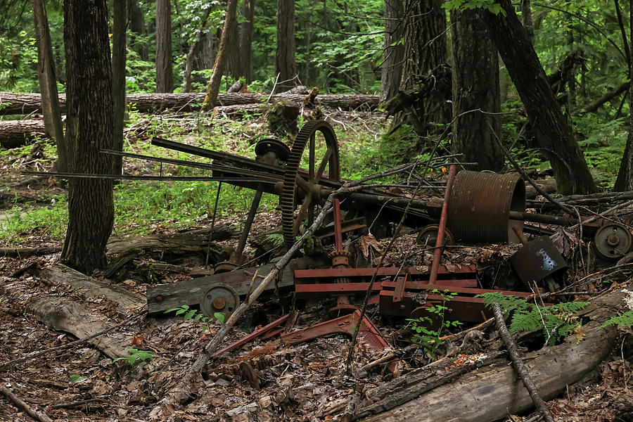 Abandoned Machinery Photograph