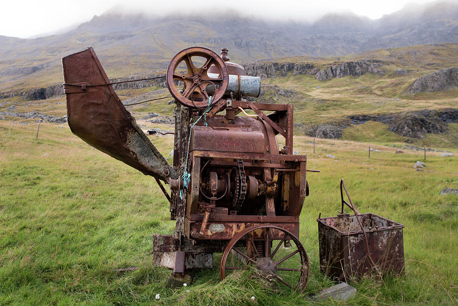 Abandoned old concrete mixer Rex at Seydisfjordur Photograph by RicardMN Photography