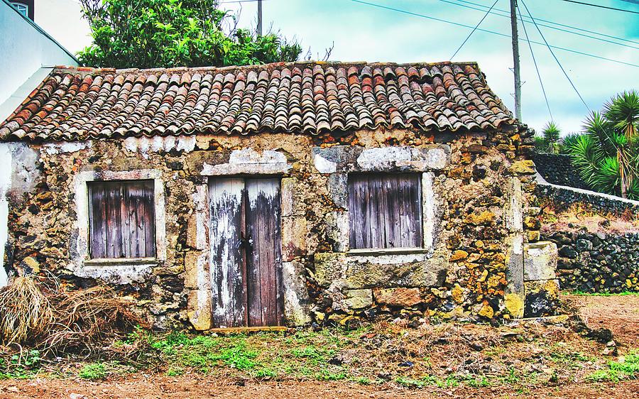 Abandoned Old Stone Hut Photograph by Marco Sales