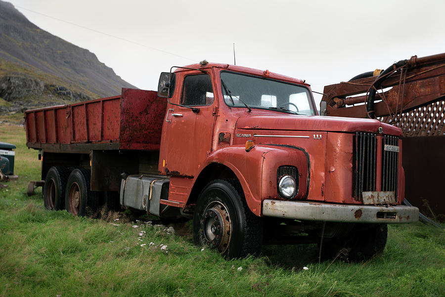 Abandoned old truck Scania 111 at Seydisfjordur Photograph by RicardMN Photography