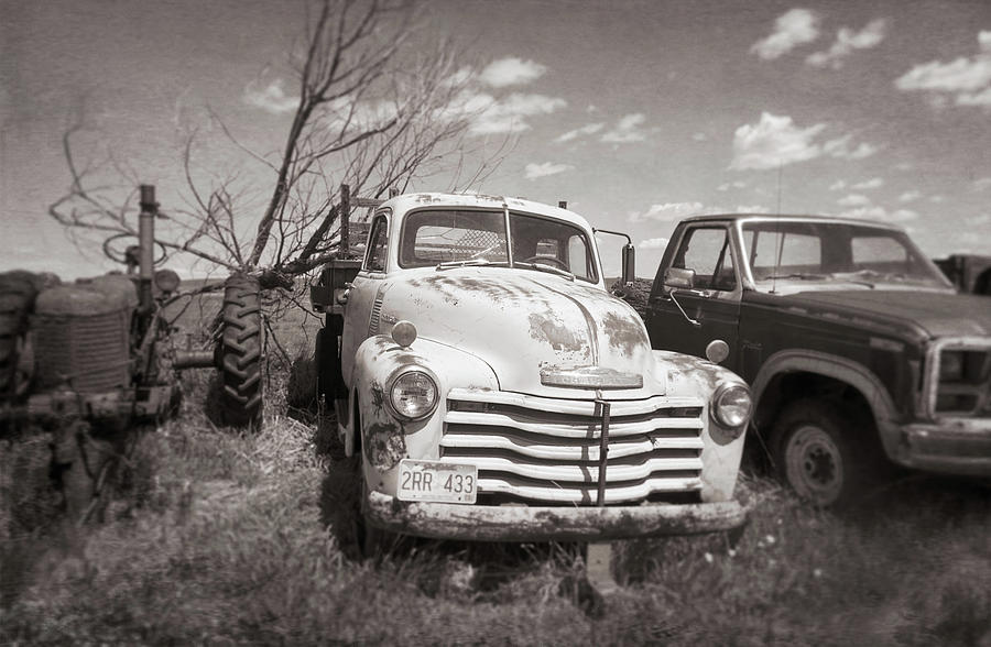 Abandoned old trucks sd522 Photograph by Cathy Anderson