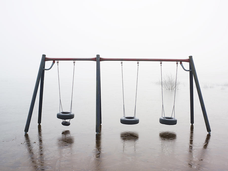 Abandoned playground Photograph by Johner Images