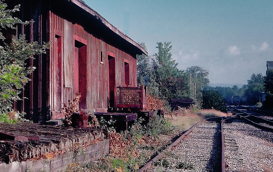 Abandoned Railroad Station Photograph by S Katz