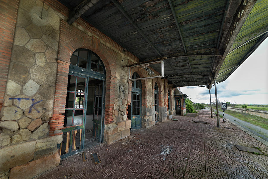 Abandoned railway station. Platform Photograph by RicardMN Photography