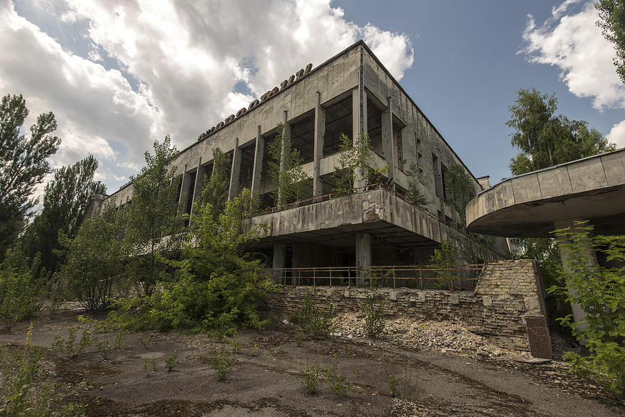 Abandoned rotting building in Pripyat near Chernobyl Photograph by Wyco