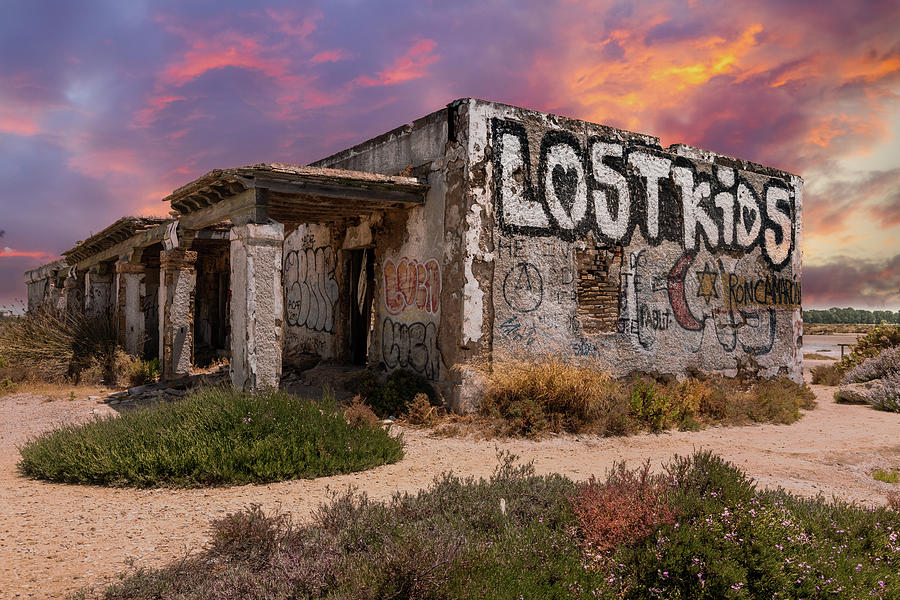 Abandoned salina facilities Photograph by Micah Offman