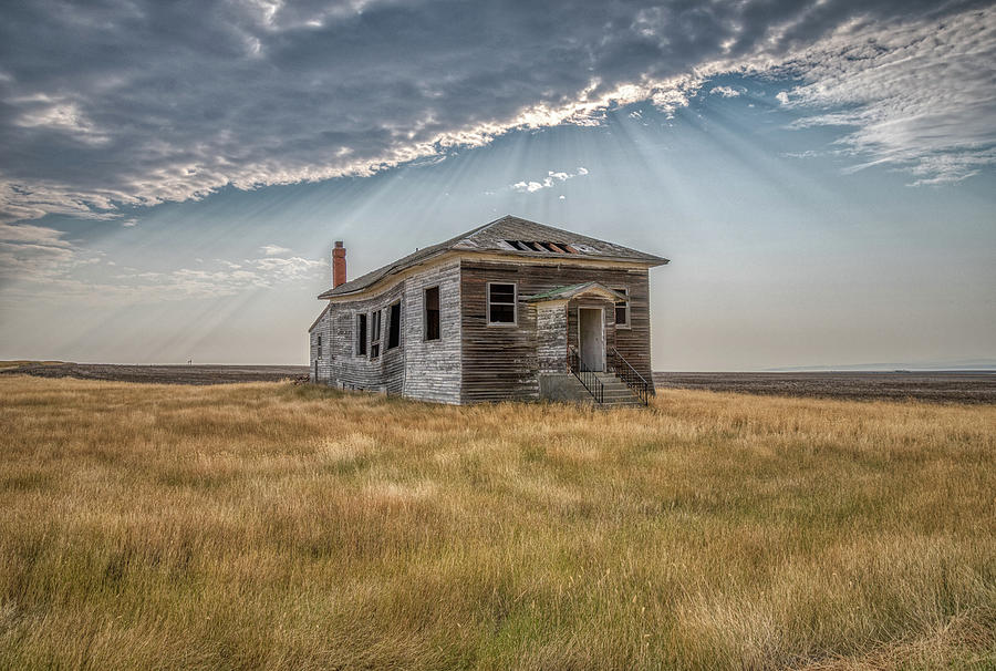 Abandoned Schoolhouse in Montana Photograph by Joan McDaniel - Fine Art ...