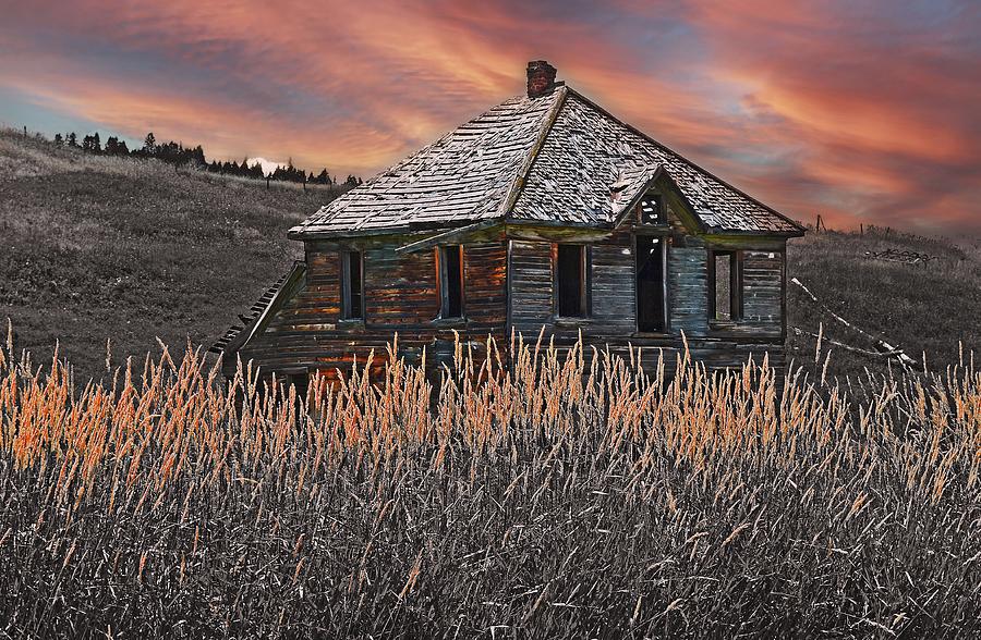 Abandoned Sunset  Digital Art by Fred Loring