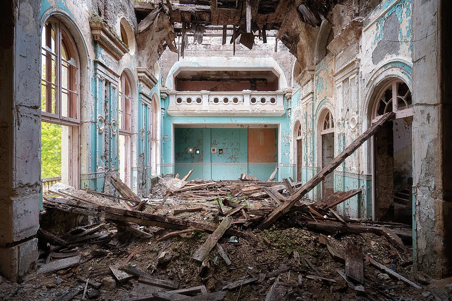 Abandoned Theatre in Decay Photograph by Roman Robroek