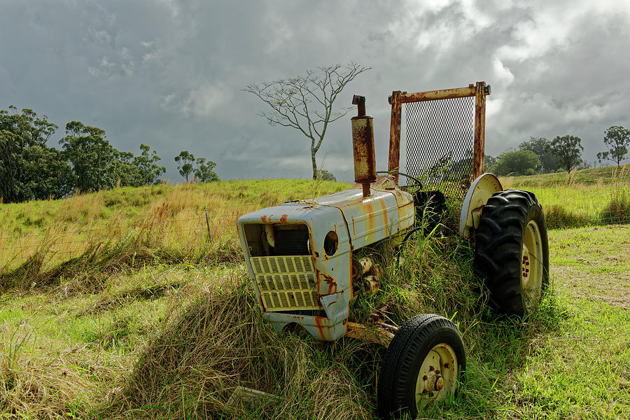 Abandoned Tractor Photograph by Heidi Fickinger
