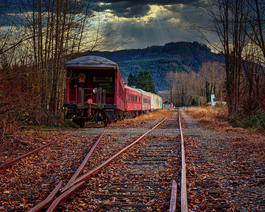 Car Photograph - Abandoned Train by Thomas Hall