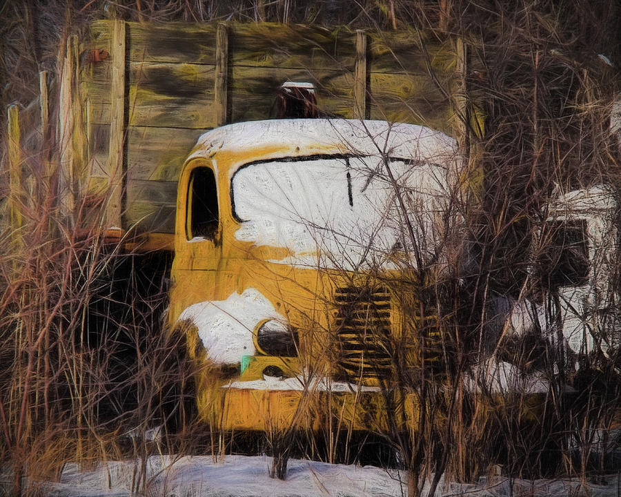 Abandoned Truck Art Photograph by Scott Olsen
