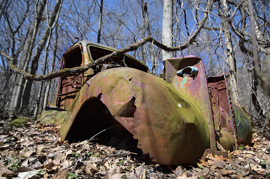 Abandoned Truck - Devils Lake State Park Photograph by Chris Pappathopoulos