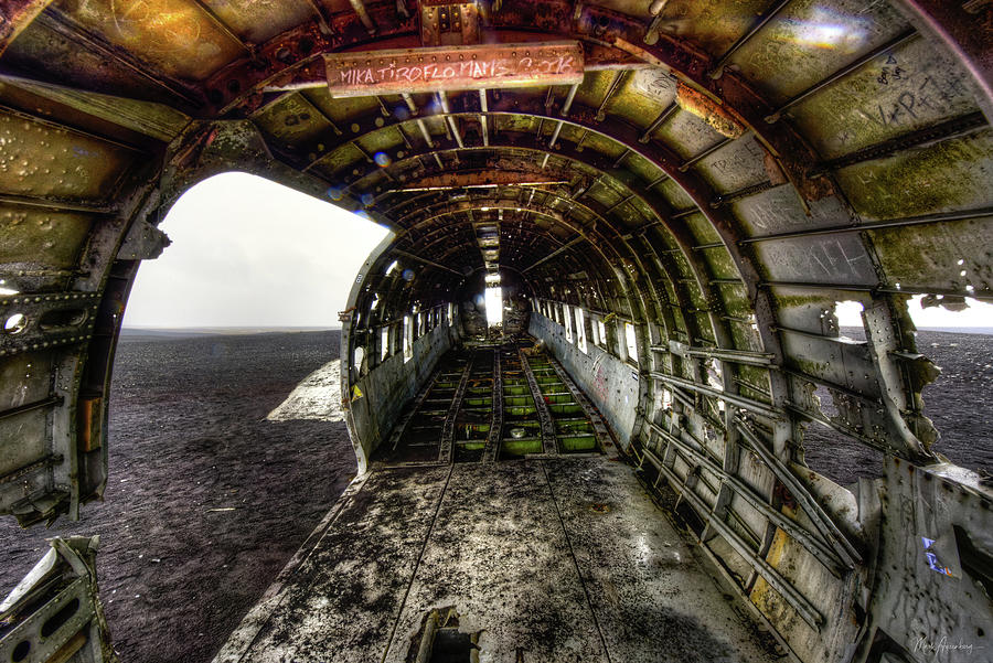 Abandoned US Navy DC Plane Crash on Solheimasandur, Iceland Photograph
