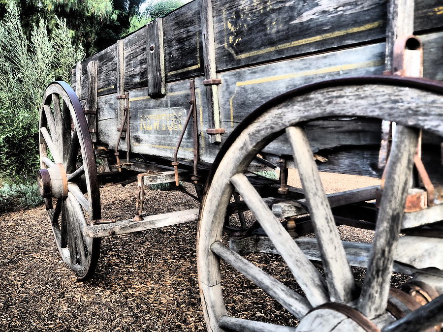 Abandoned Wagon Photograph by Denise Benson
