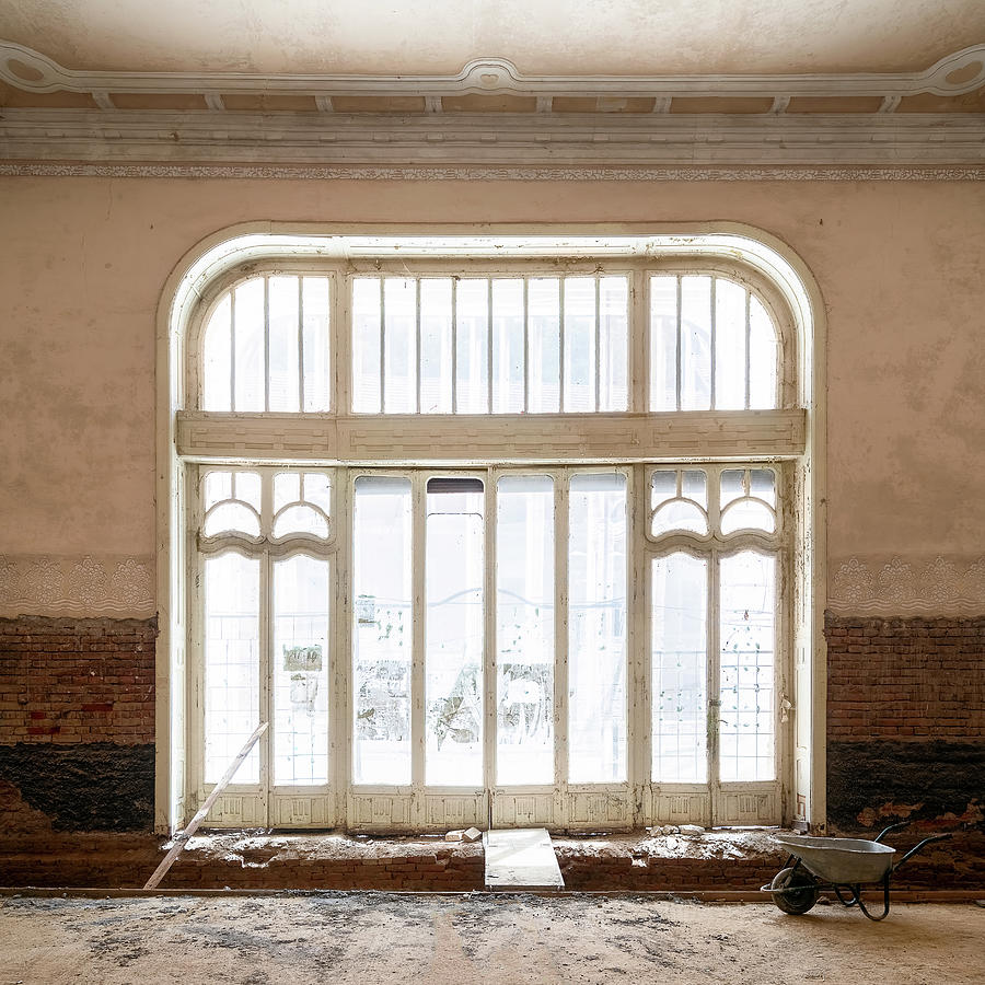 Abandoned Window in Restoration Photograph by Roman Robroek