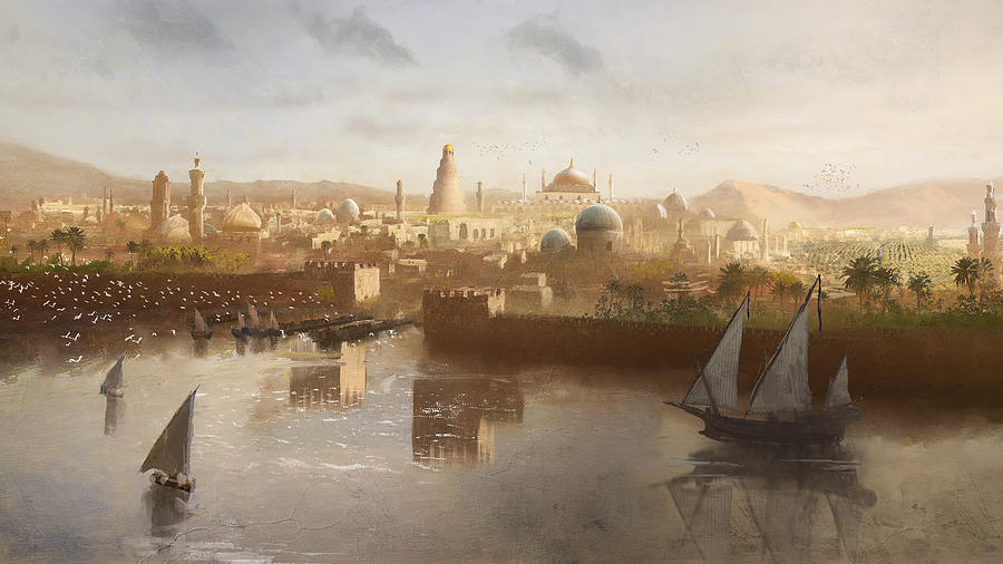 Abbasid Era Baghdad Painting by Joseph Feely - Fine Art America