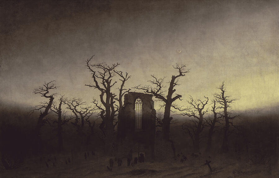 Abbey among Oak Trees - Caspar David Friedrich Digital Art by Samuel HUYNH Abbey among Oak Trees - Caspar David Friedrich Digital Art by Samuel HUYNH
