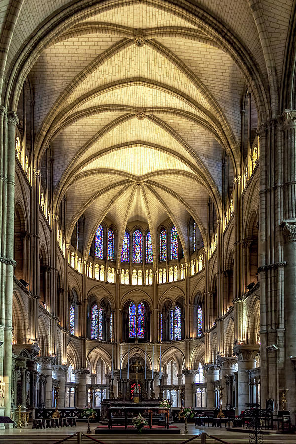 Abbey of Saint-Remi - Reims Photograph by W Chris Fooshee