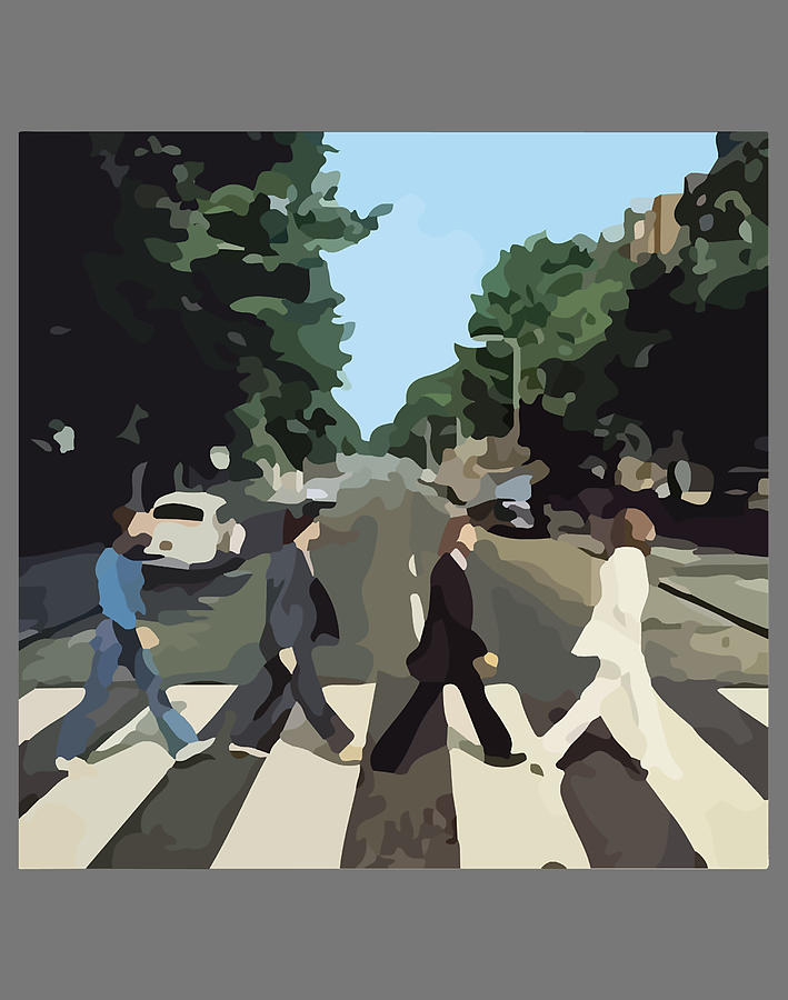 Abbey Road Album Cover Digital Art By Dinh Tuyen Pham Fine Art America