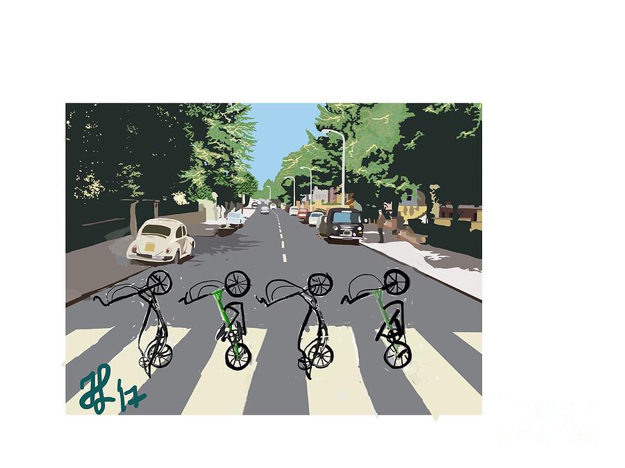 abbey Road update Painting by Francois Lamothe
