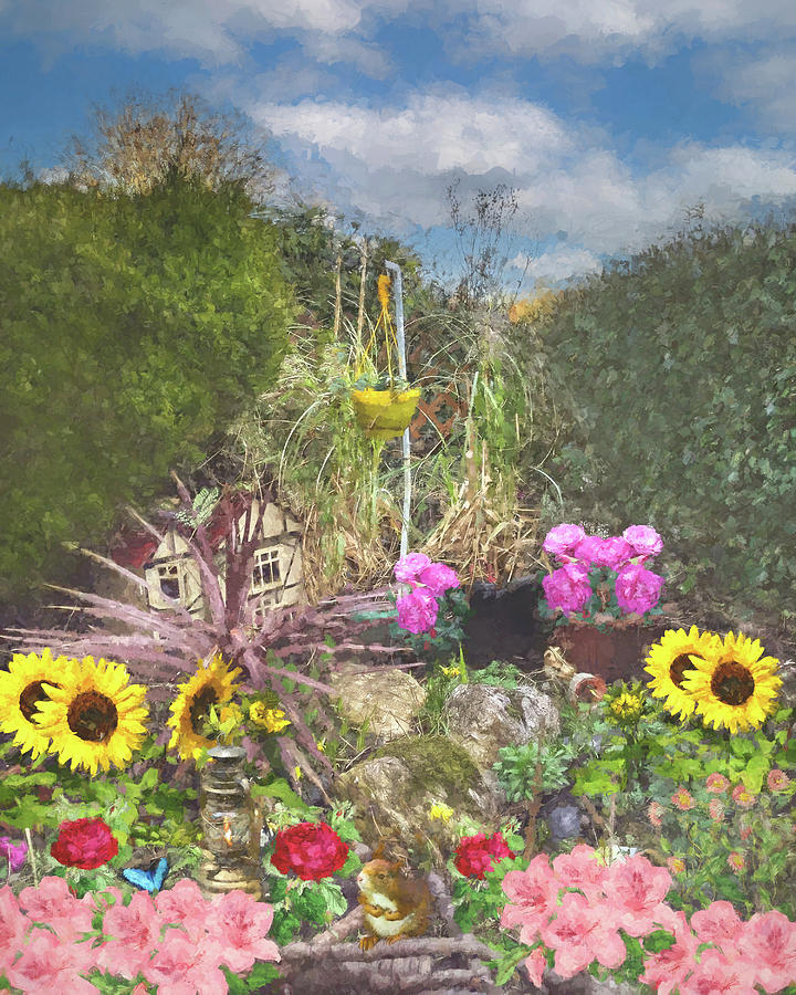 Abbies Garden Photograph by Alison Frank