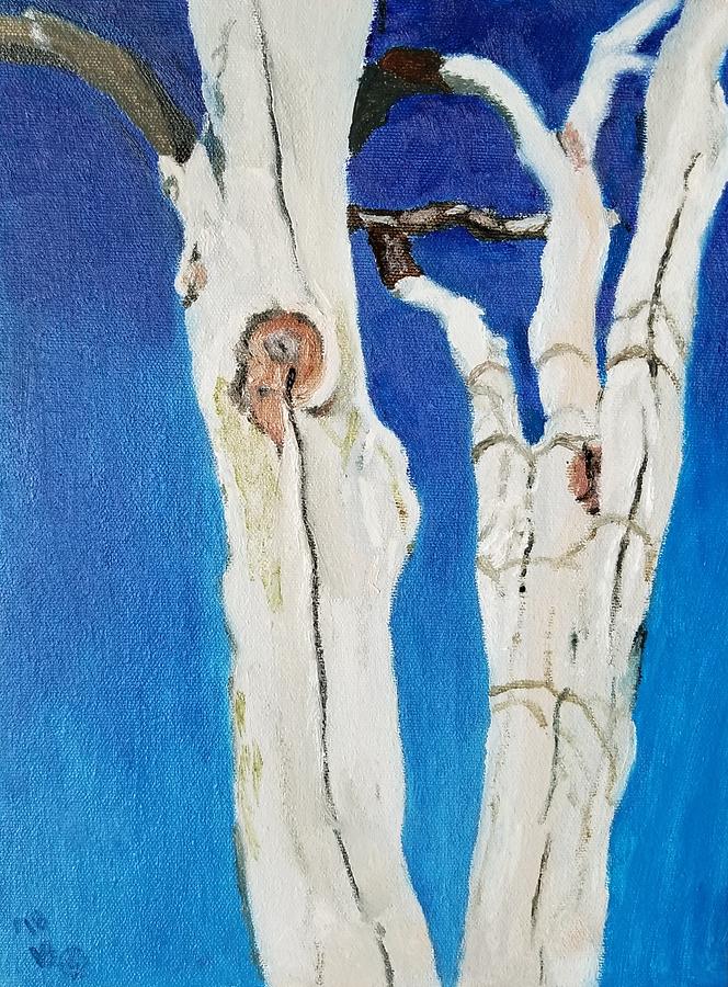 Abbies Trees Painting by Vera Smith