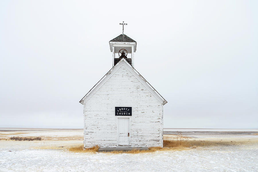 Abbott Church White On White Photograph