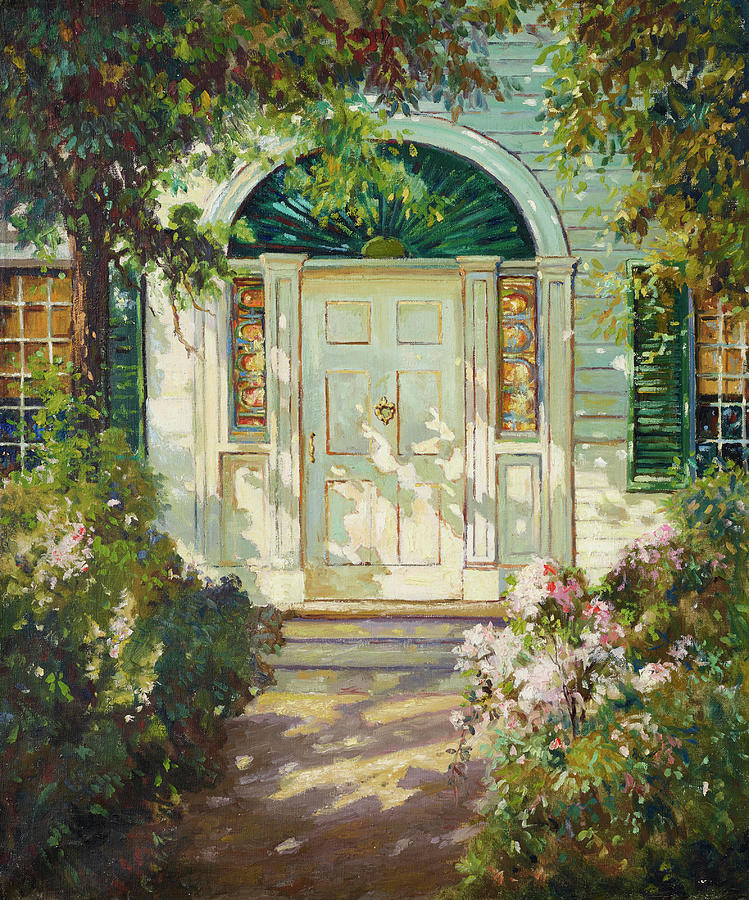 Abbott Fuller Graves 1859 to 1936 Kennebunk Door Painting by MotionAge Designs