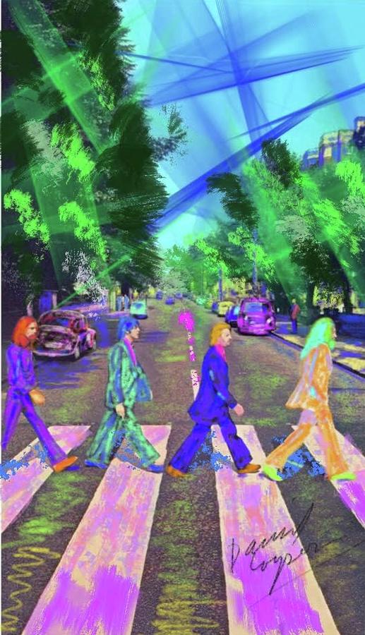 Abby Road Digital Art by David and Noriko Cooper - Fine Art America