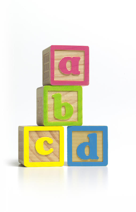 ABC building blocks Photograph by Peter Dazeley