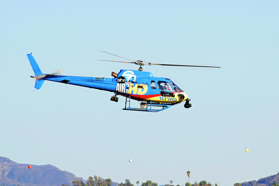 Abc News Helicopter Photograph By Shoal Hollingsworth Fine Art America