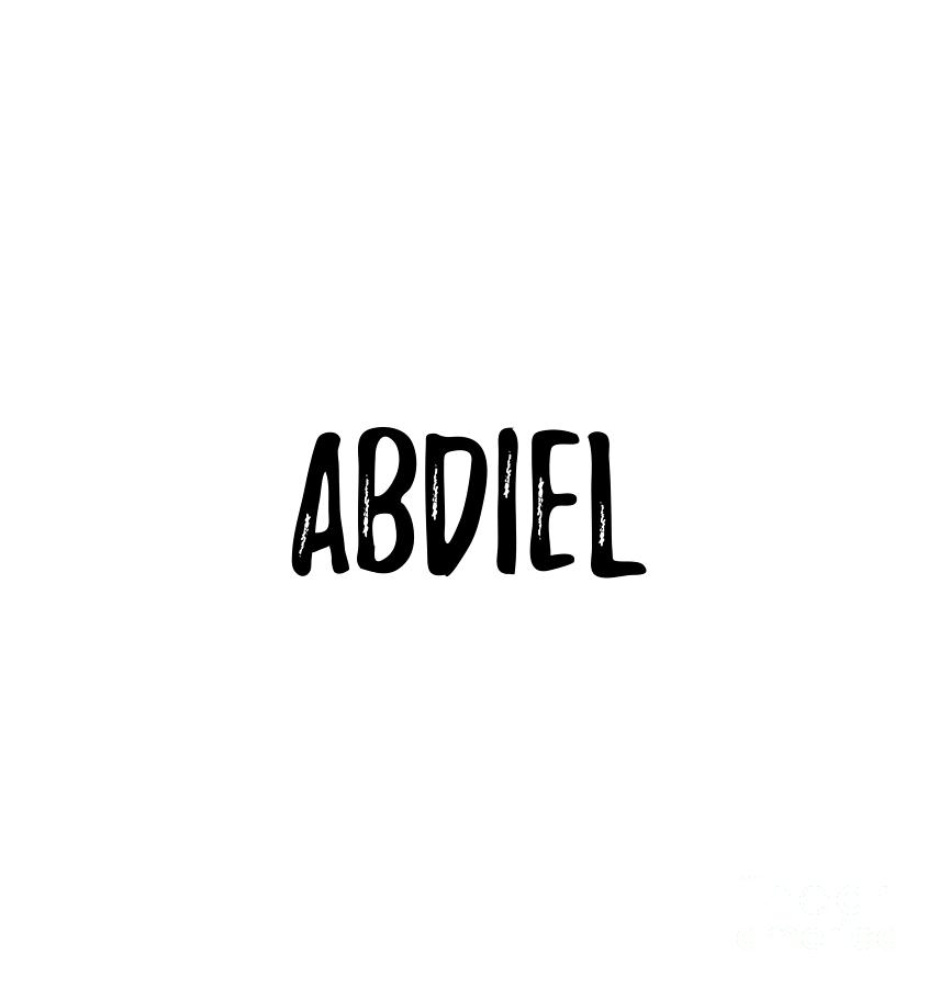 Name Digital Art - Abdiel by Jeff Creation