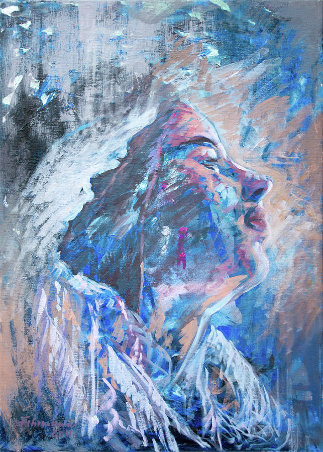 Abendlicht Painting by Uwe Fehrmann Abendlicht Painting by Uwe Fehrmann