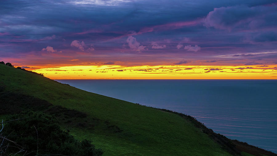 Aberaeron Sunset Photograph by Mark Llewellyn