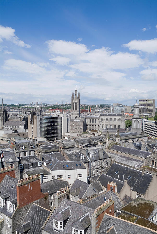 Aberdeen rooftops Photograph by Abzee