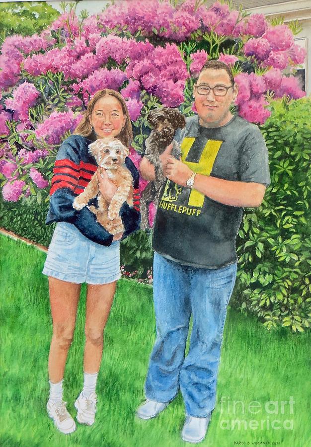 ABIGAIL and NICK Painting by Karol Wyckoff