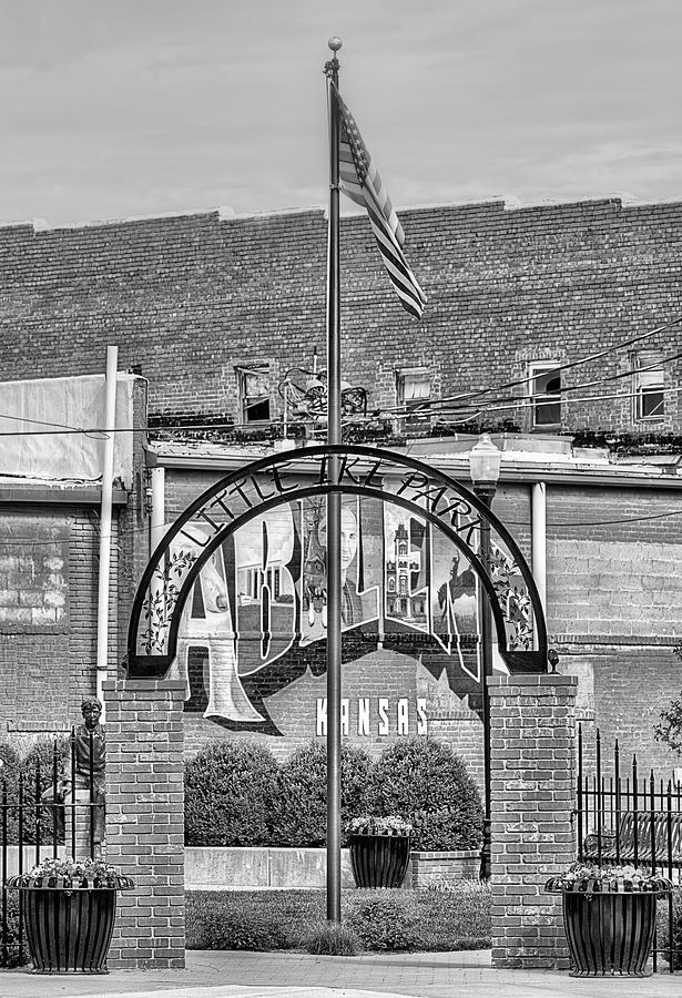Abilene Kansas Black and White Photograph by JC Findley