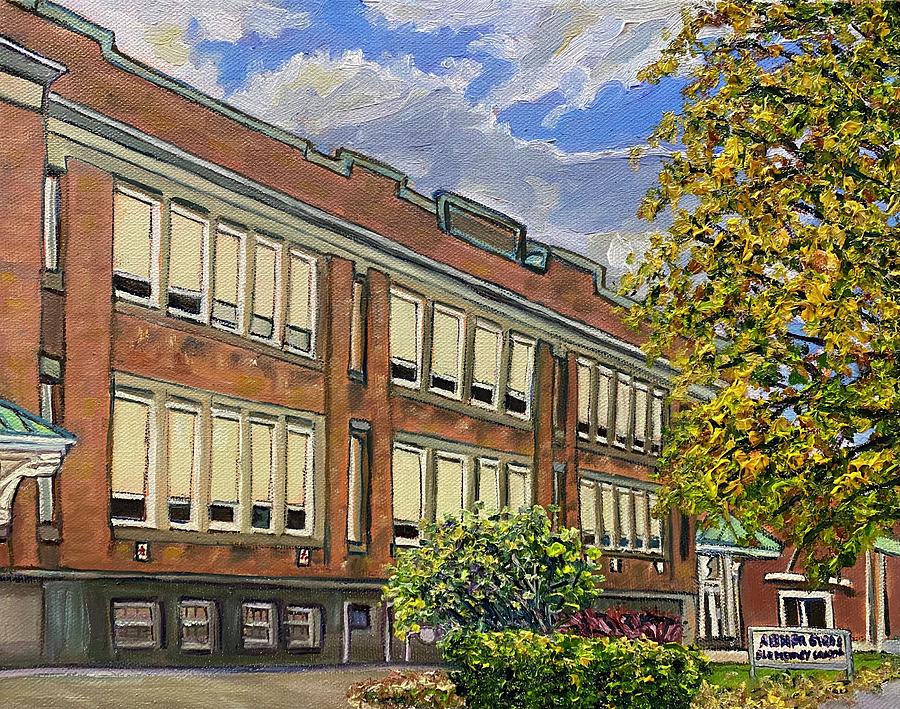 Abner Gibbs School Painting by Richard Nowak